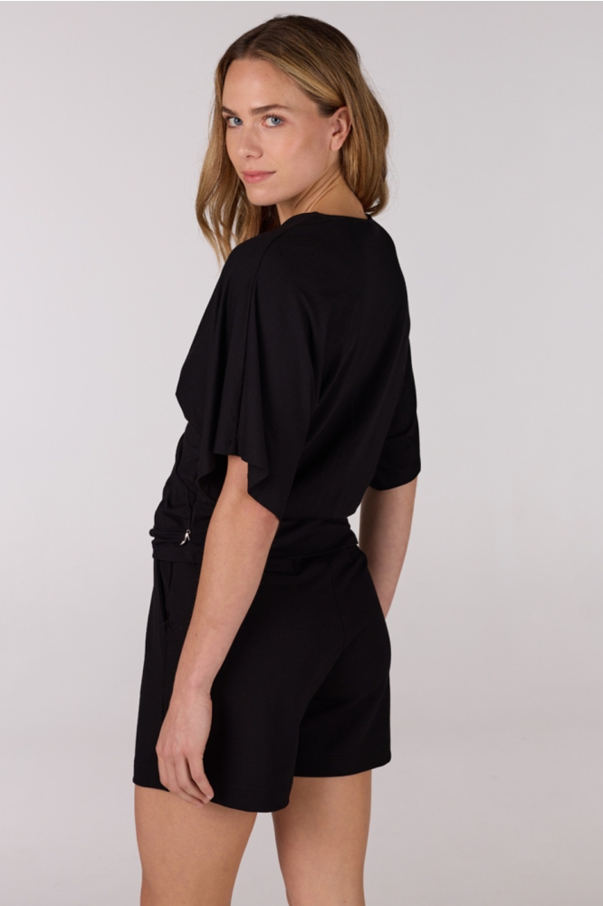FORINE HS25 SHIRT V 134 SHORT SLEEVE 000999 BLACK